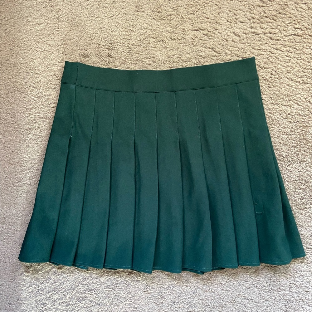 Green skirt